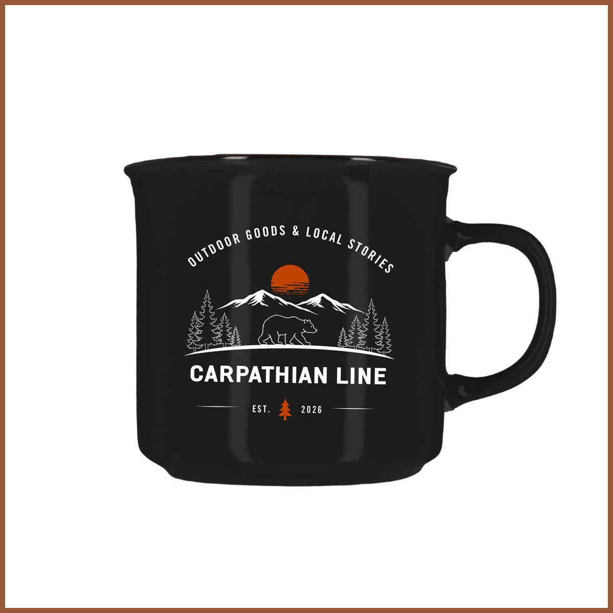 Cană ceramică Carpathian Line