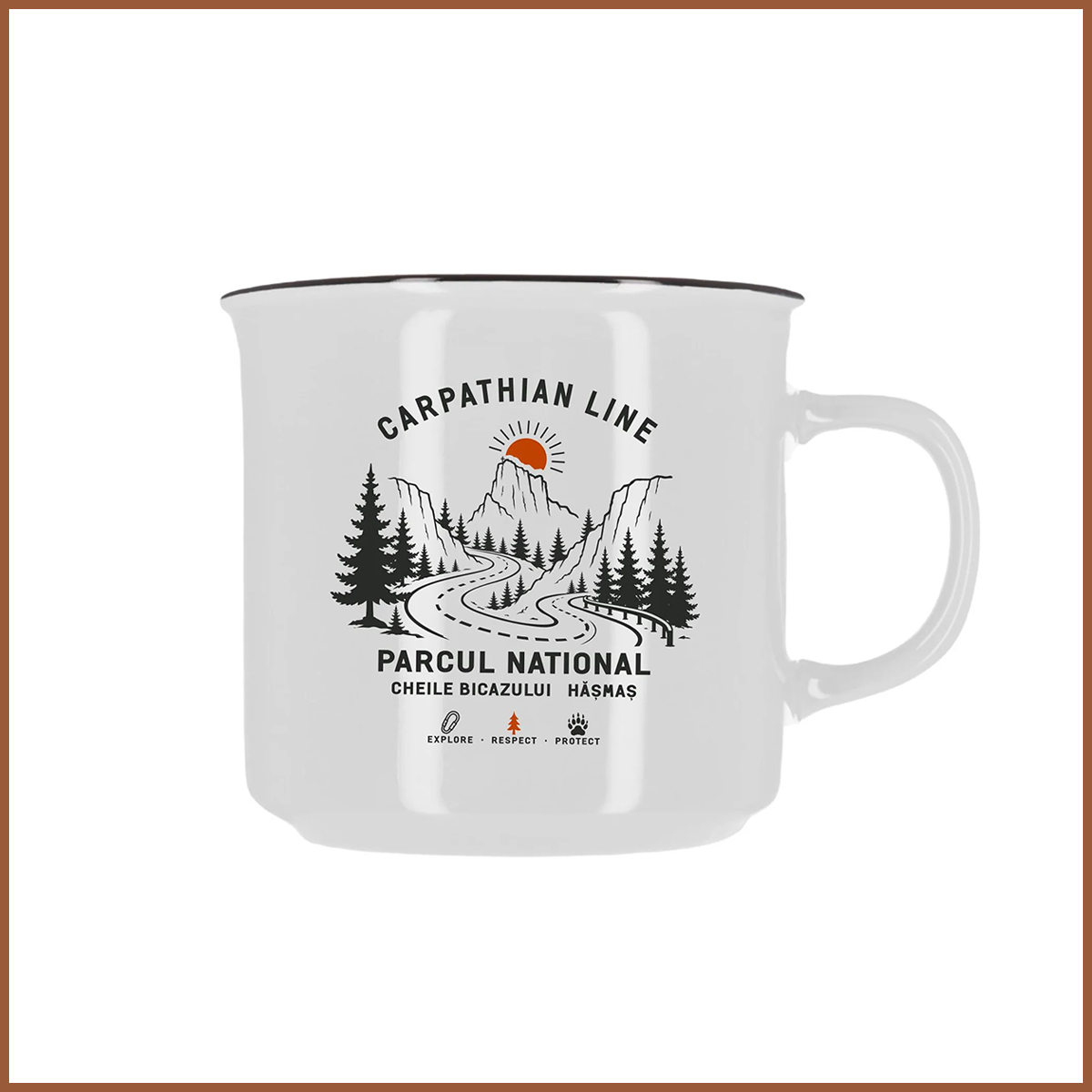 Cană ceramică Carpathian Line PNCBH