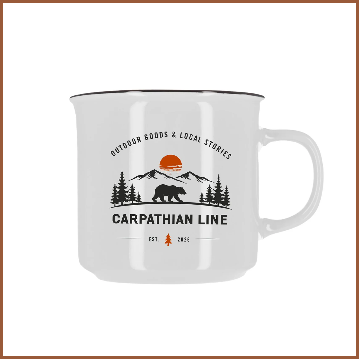 Cană ceramică Carpathian Line