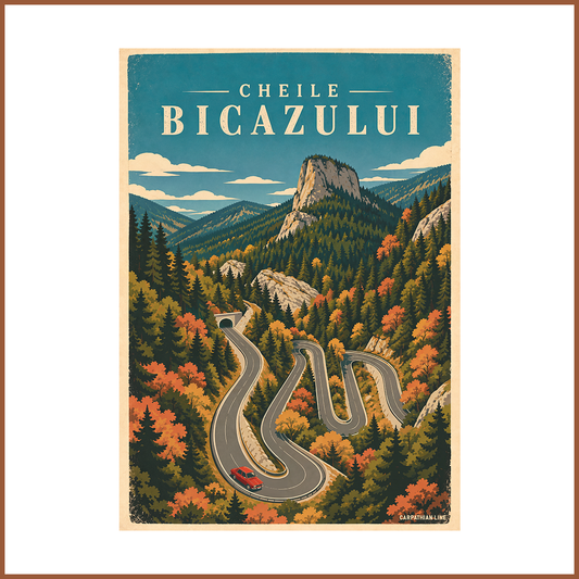 Poster Vintage - Cheile Bicazului